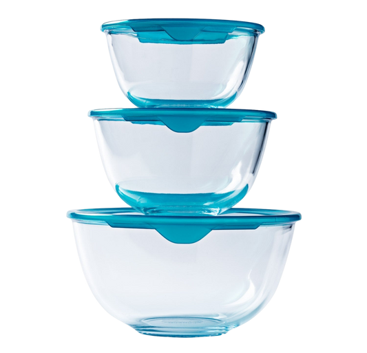 Lot de 3 bols avec couvercle - Cook&Enjoy