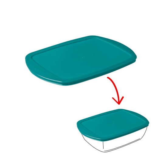 Cook&Store - Couvercle de rechange rectangulaire vert peacock