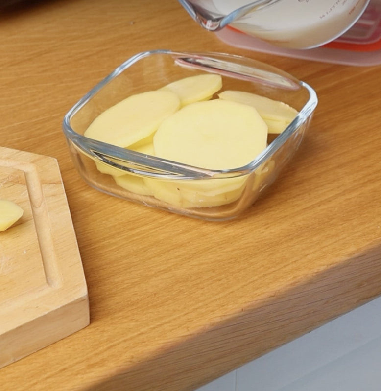 Gratin de pommes de terre au micro-onde