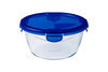 Cook&Go - Boîte de conservation en verre ronde couvercle étanche