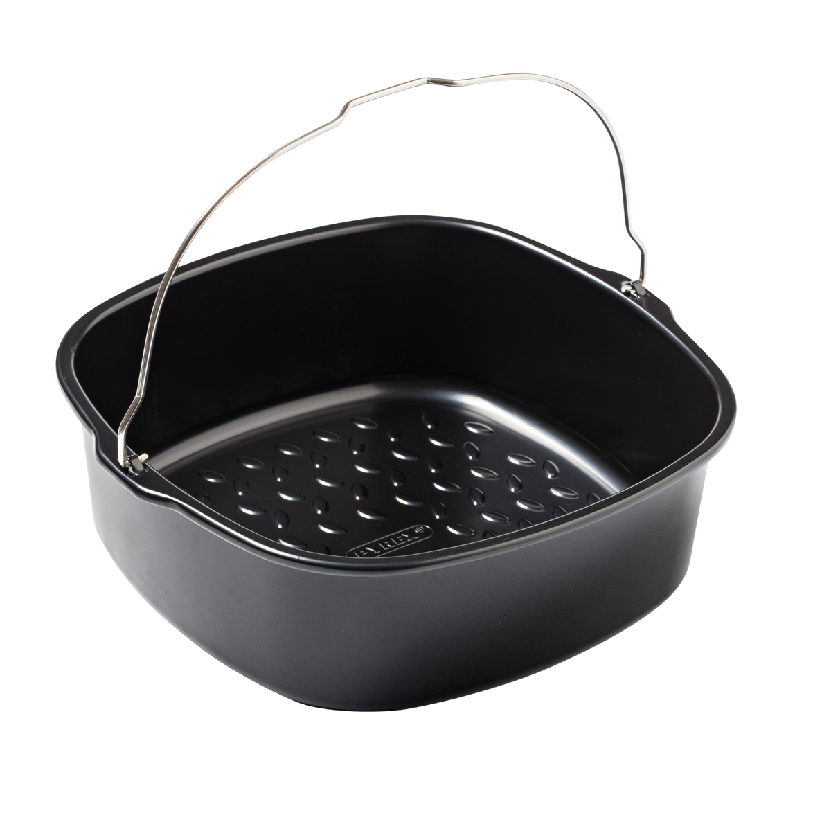 Plat carré en métal compatible air fryer