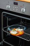 Lot de 3 lunchbox en verre avec couvercle à valves vapeur - multi forme -Cook & Heat