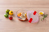 Lot de 3 lunchbox en verre avec couvercle à valves vapeur - multi forme -Cook & Heat