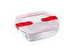 Base carrée boîte de conservation en verre - Compatible Gamme Cook & Heat
