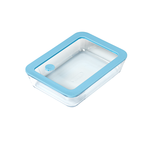 Vision - Boite de conservation rectangulaire avec couvercle en verre
