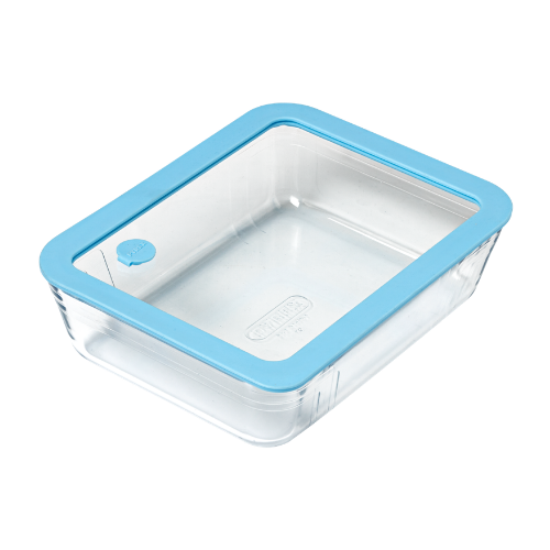 Vision - Boite de conservation rectangulaire avec couvercle en verre