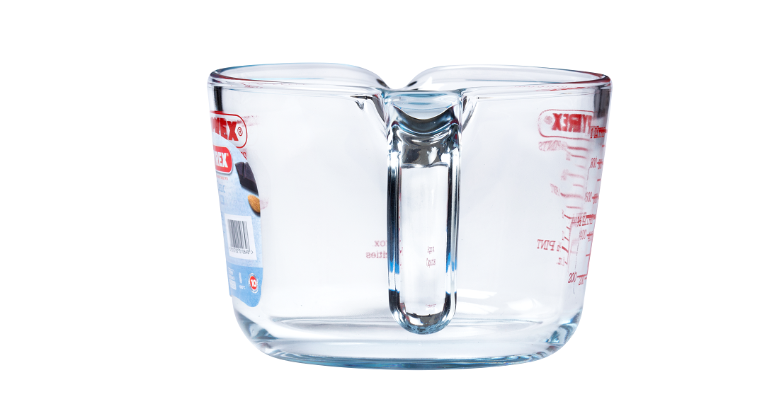 Broc mesureur en verre