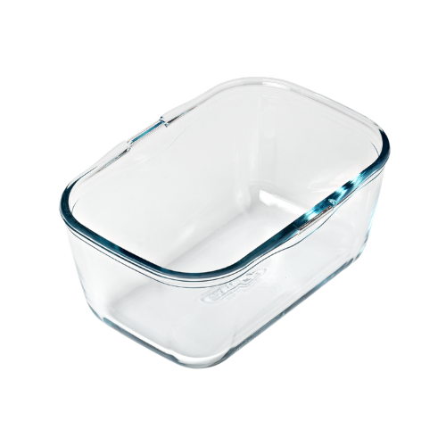 Plat airfryer en verre avec poignée amovible