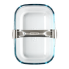 Plat airfryer en verre avec poignée amovible