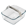 Plat airfryer en verre avec poignée amovible