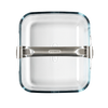 Plat airfryer en verre avec poignée amovible