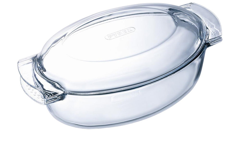 Couvercle rechange -  cocotte ovale en verre grand format