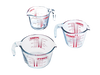 Lot de 3 brocs mesure en verre - Classic