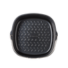 Plat carré en métal compatible air fryer
