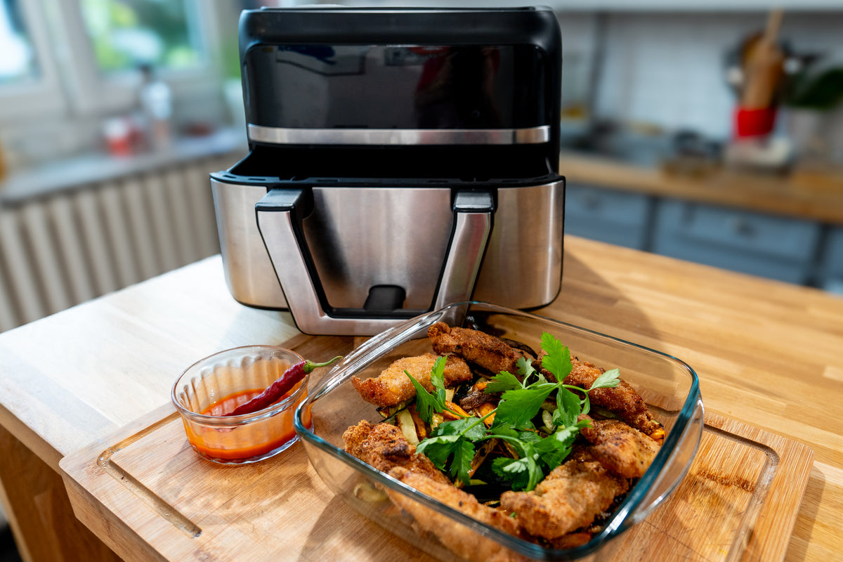 Plat en verre - Compatible "air fryer" (friteuse à air chaud)