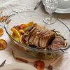 Cocotte ovale en verre grand format