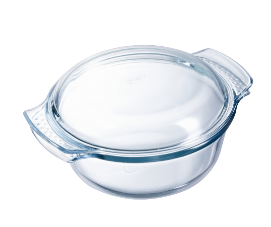 Cocotte ronde en verre multi-usages - Gamme 4 IN 1