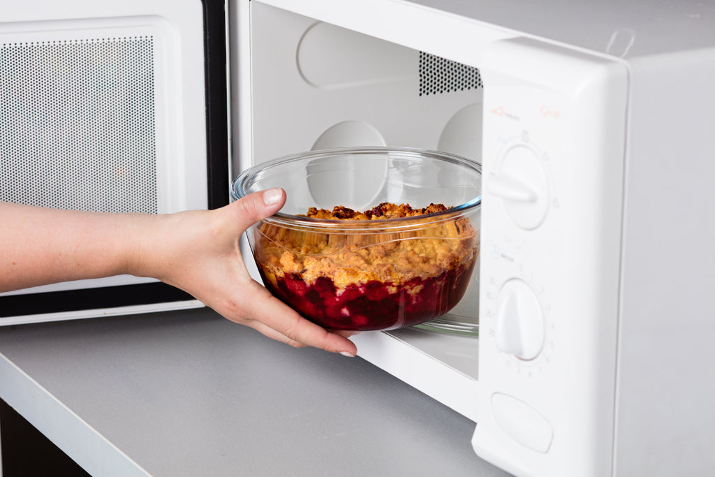 Lot de 2 plats ronds en verre avec couvercle étanche - Cook & Go