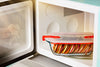 Lot de 3 lunchbox en verre avec couvercle à valves vapeur - multi forme -Cook & Heat
