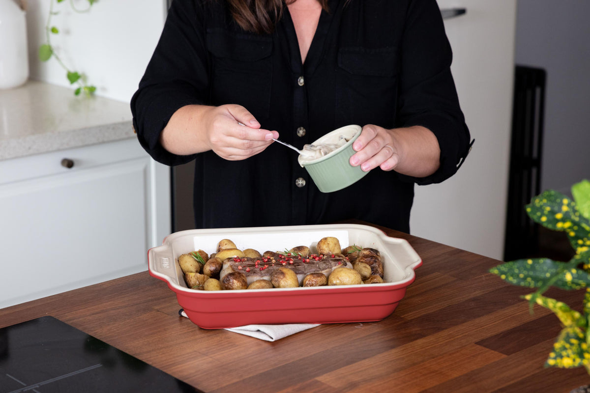 Ceramic rectangular baking dish Creation