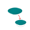 Cook&Store - Peacook green round spare lid