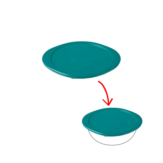 Cook&Store - Couvercle de rechange rond vert peacook