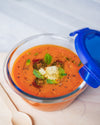 Cook&Go - Boîte de conservation en verre ronde couvercle étanche