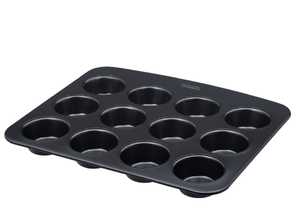 Moule à muffins en métal avec prise en main facile - GLIDE