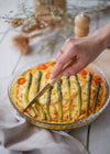 Lot de 3 moule à tarte en verre 25, 28 et 31 cm
