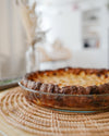 Lot de 3 moule à tarte en verre 25, 28 et 31 cm