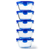 Cook&Go - Lot de 5 Lunch Box couvercle étanche & hermétique