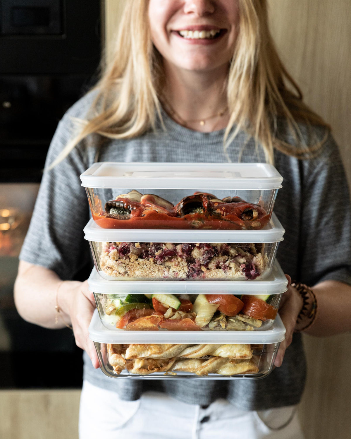 Cook & Freeze - Set aus 4 Aufbewahrungsdosen batch cooking special freezing