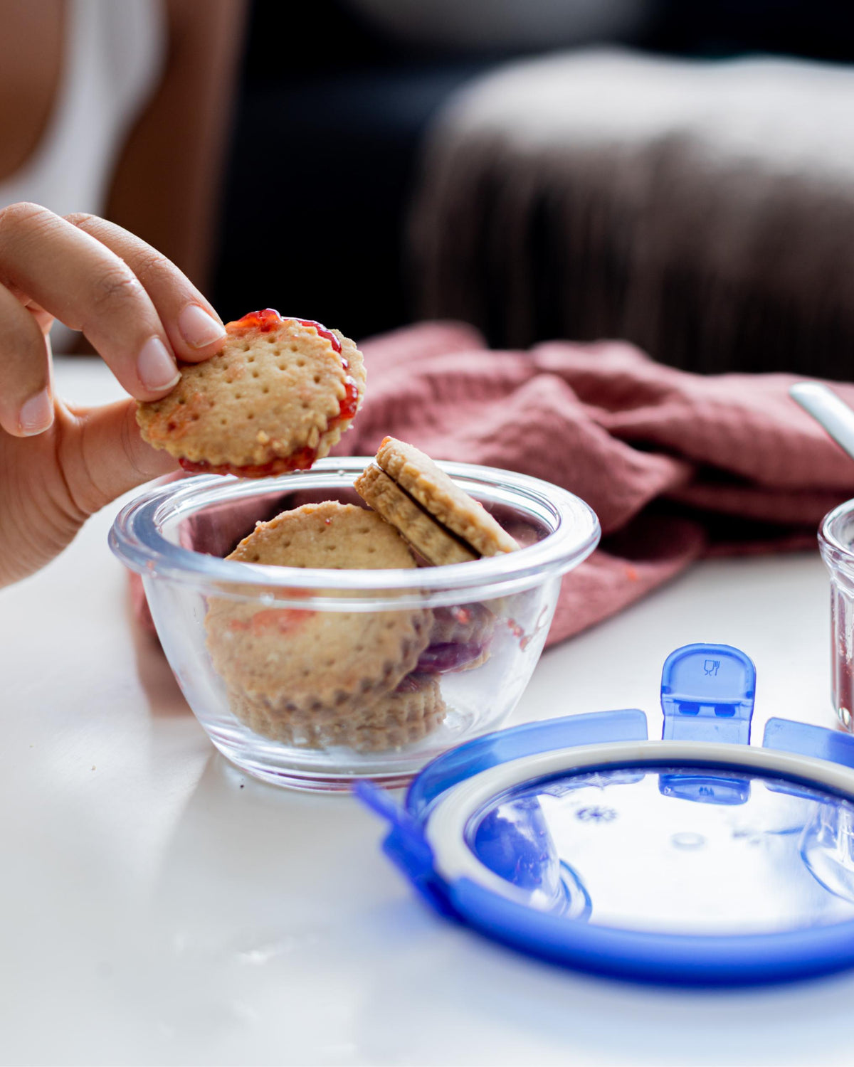 Cook & Go - Mini bol en verre avec couvercle étanche 0,20L