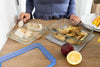 Zero Plastic - 3er-Set Vorratsdosen mit rechteckigem Glasdeckel