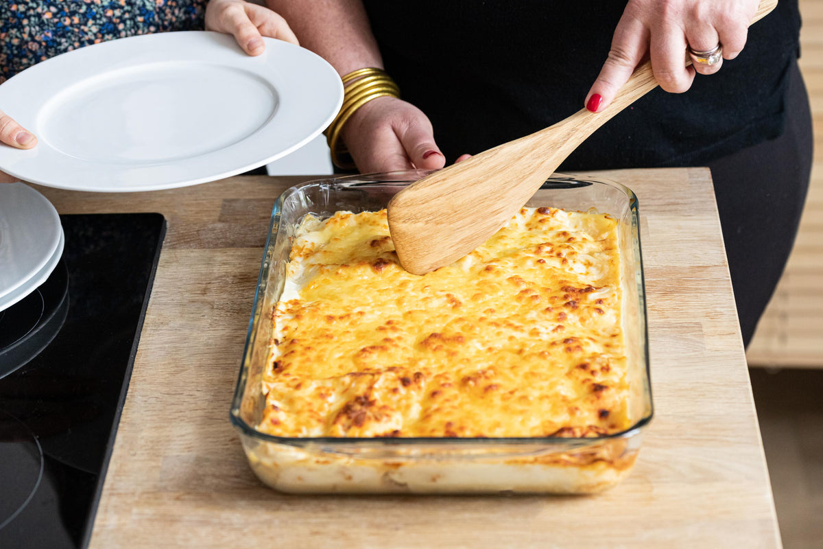 Plat à four rectangulaire en verre - spécial lasagnes