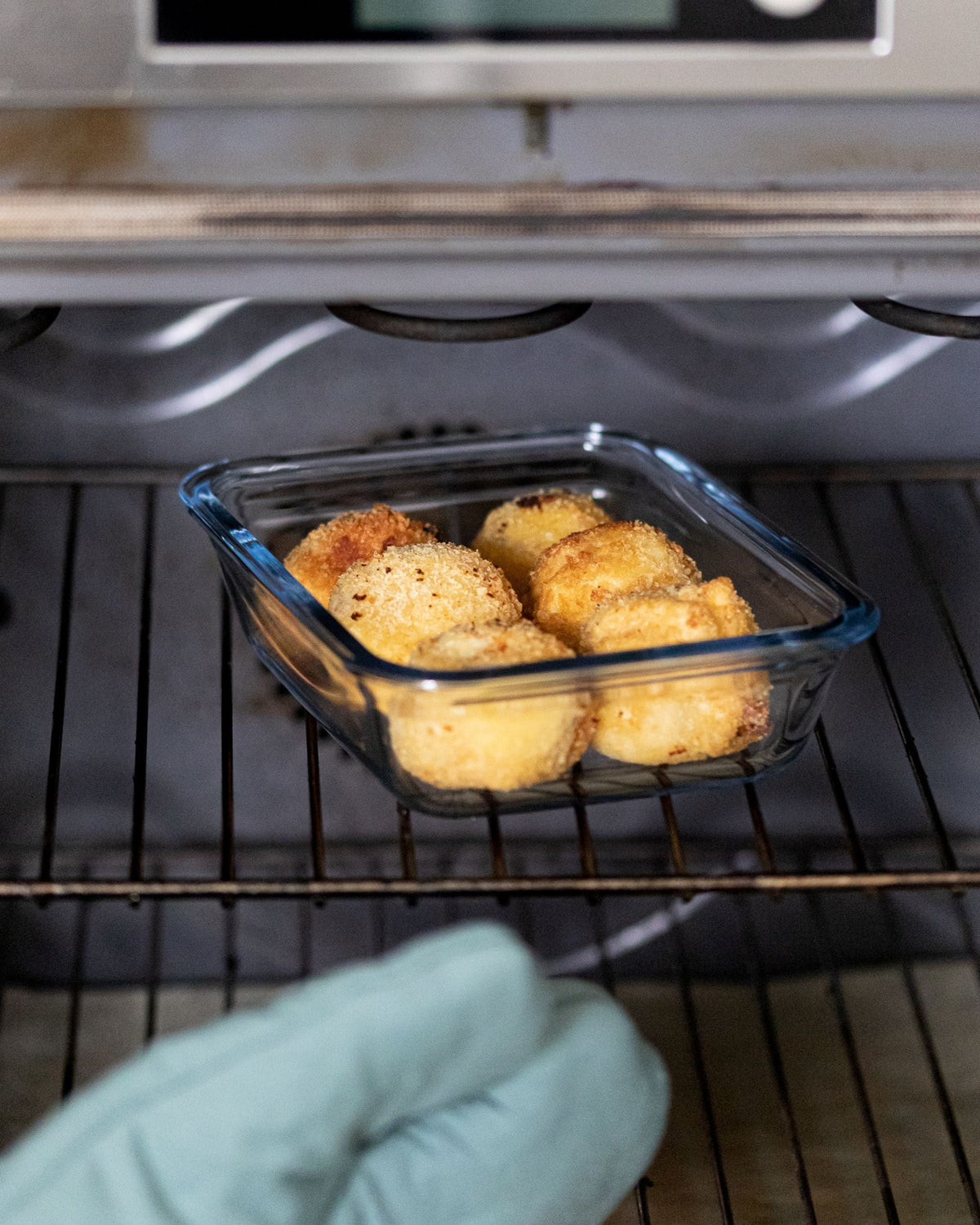 Plat carré en verre avec couvercle étanche - Cook & Go