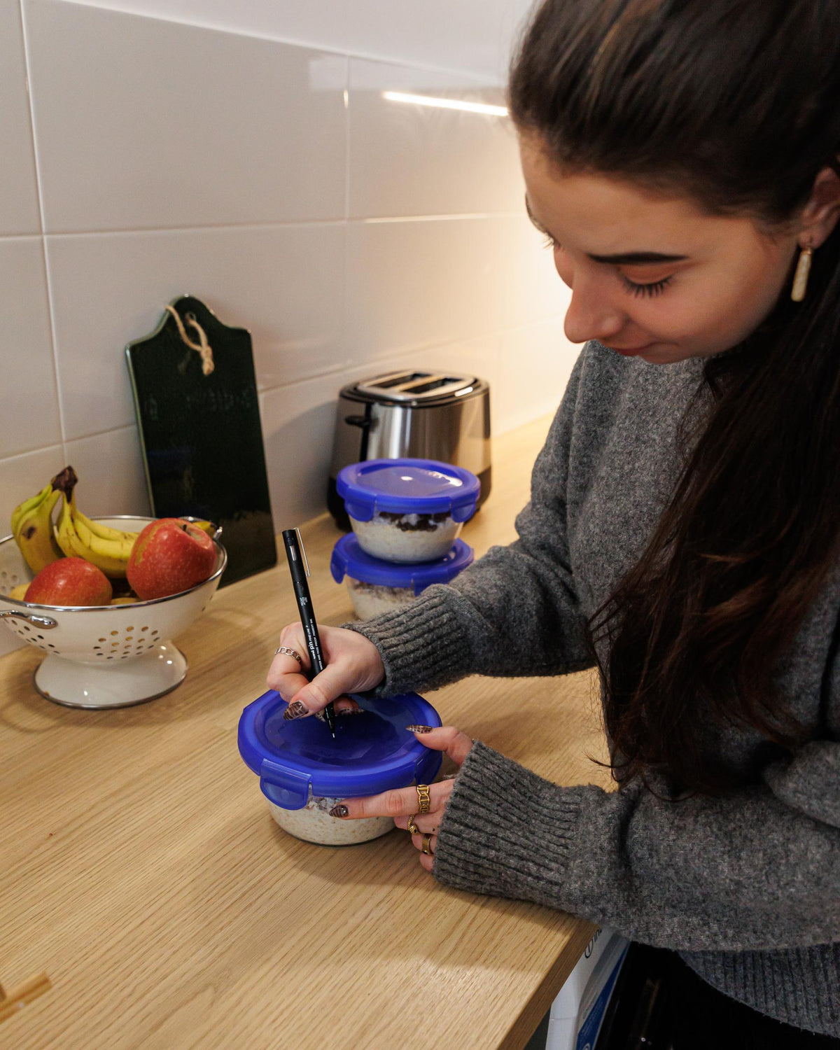 Cook&Go - Boîte de conservation en verre ronde couvercle étanche