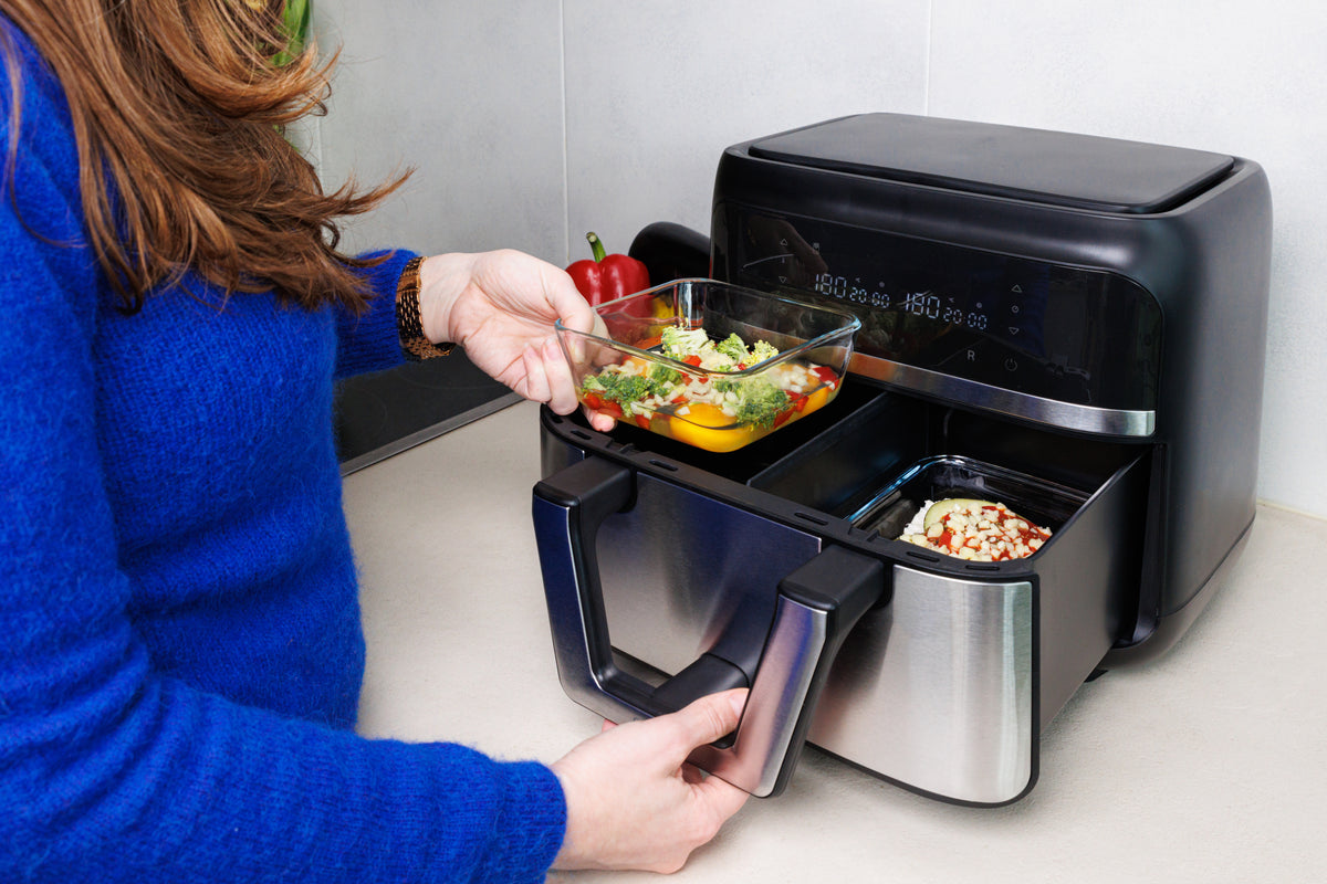 Plat en verre - Compatible "air fryer" (friteuse à air chaud)