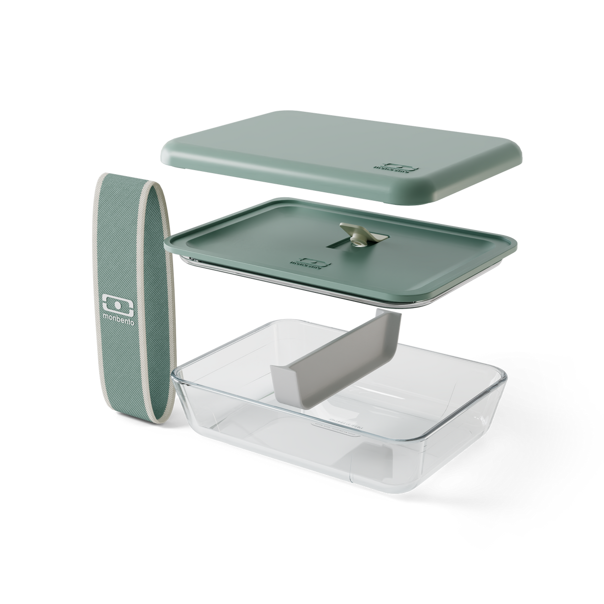 Caja bento de cristal - Edición exclusiva Pyrex® X monbento®