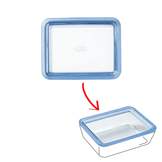 Zero Plastic - Couvercle de rechange en verre avec joint