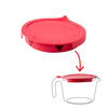 Messkanne 1L - Ersatzdeckel rot