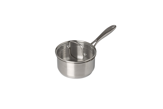 Casserole en inox avec couvercle poignée fixe - Infinity
