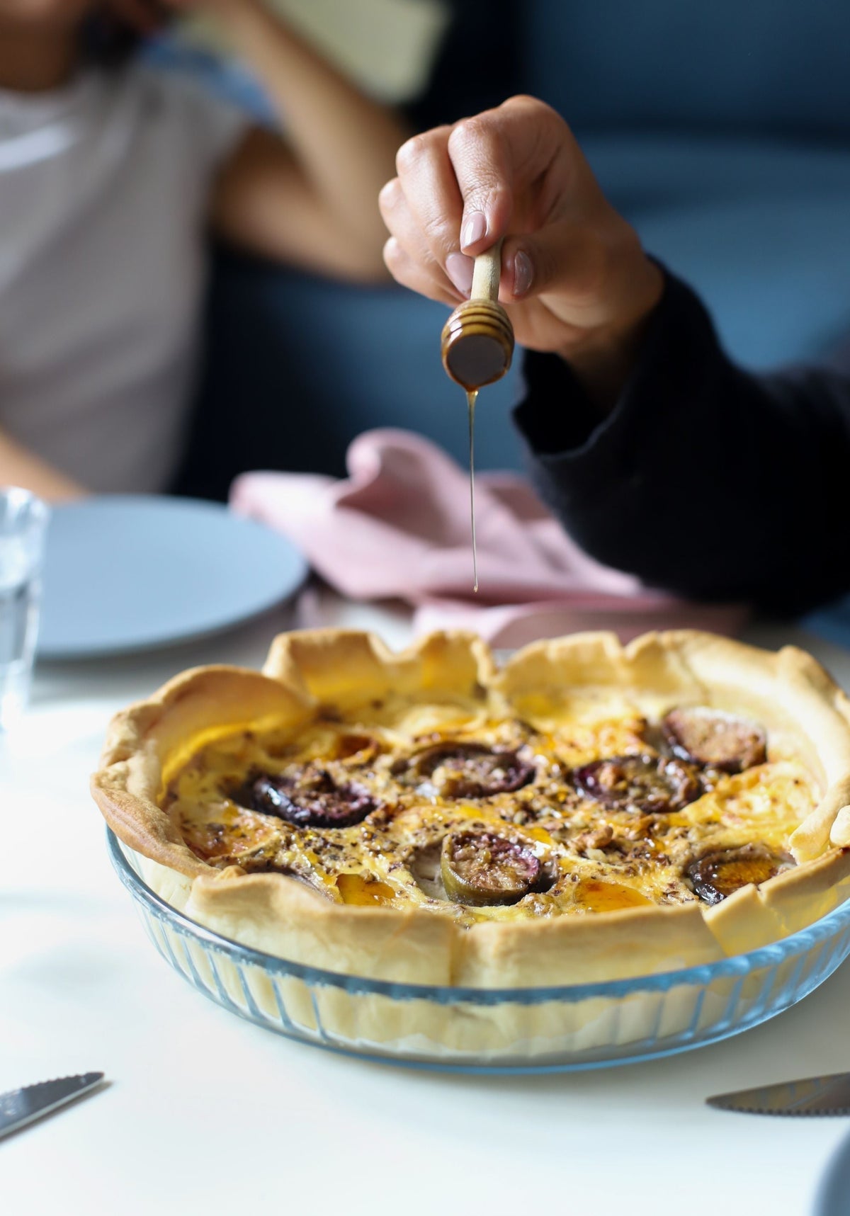 Lot de 3 moule à tarte en verre 25, 28 et 31 cm