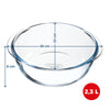 Plat en verre - Compatible "air fryer" (friteuse à air chaud)