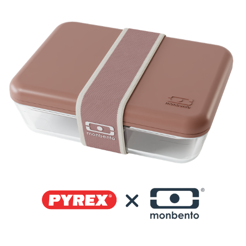 Caja bento de cristal - Edición exclusiva Pyrex® X monbento®