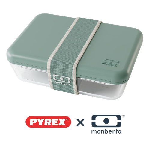 Caja bento de cristal - Edición exclusiva Pyrex® X monbento®