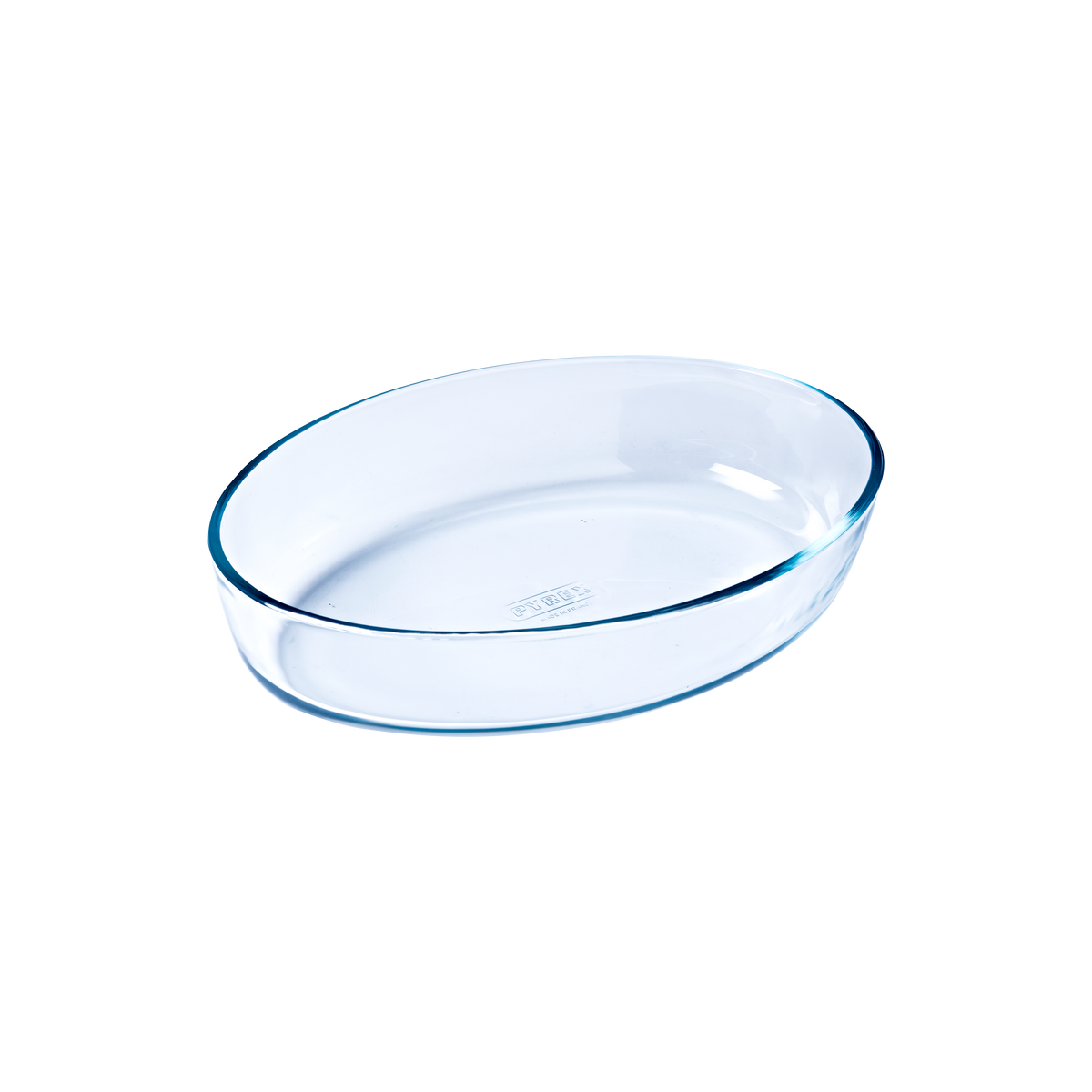 Plat à four ovale en verre